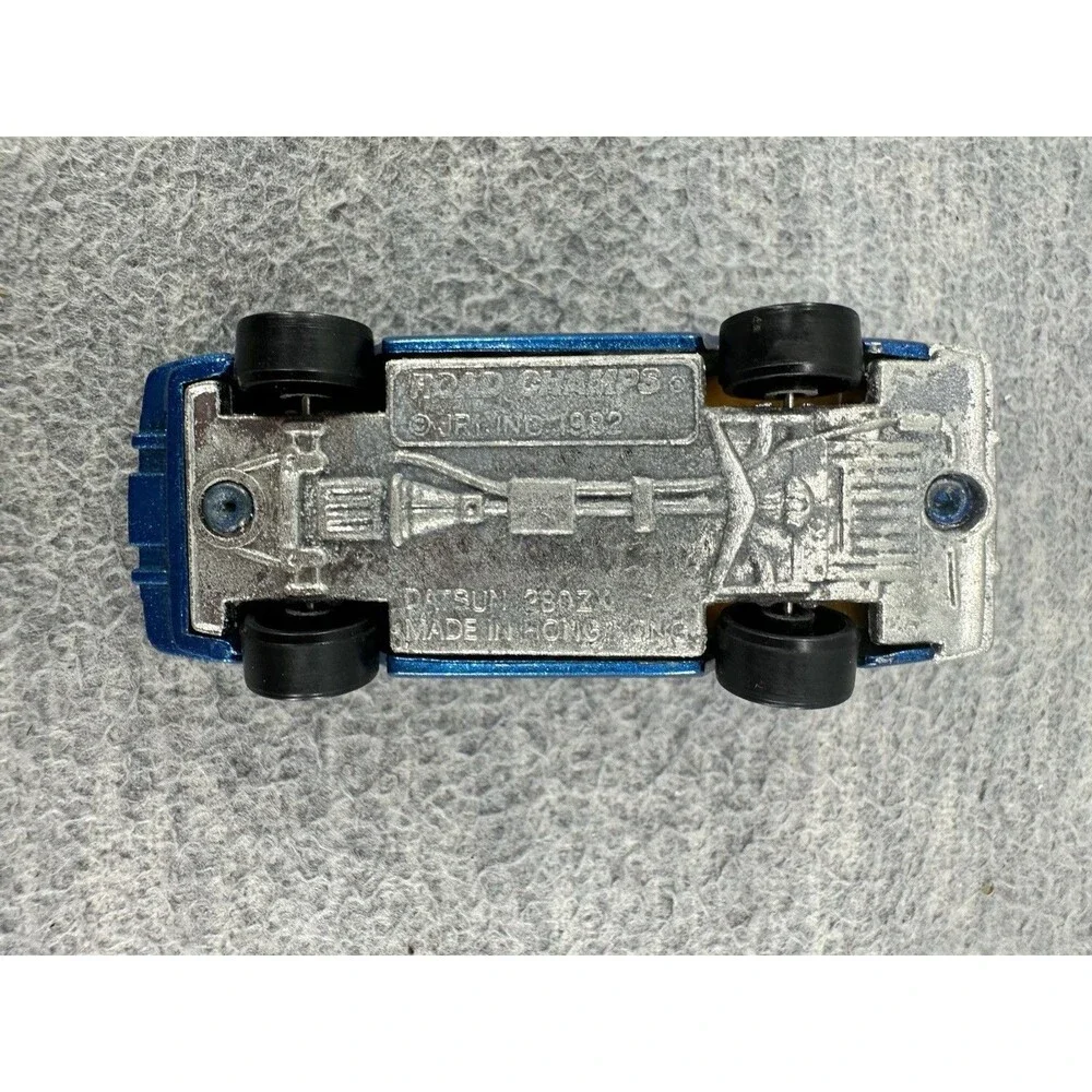 ROAD CHAMPS Die Cast #44 Datsun 280zx 82 Blue Car T5